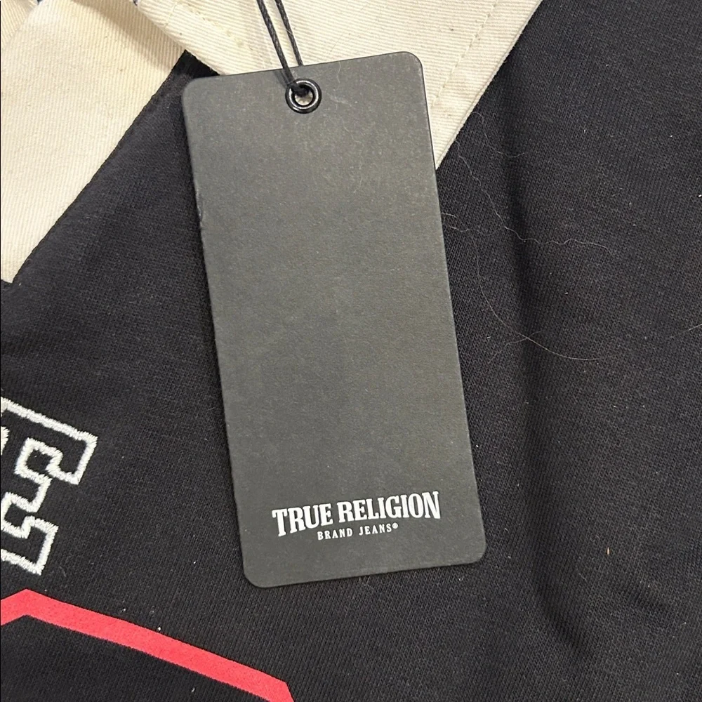 True Religion Terry Oversized Polo Shirt XXL